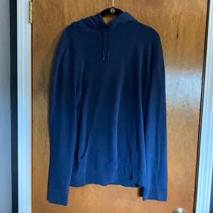Blue hoodie